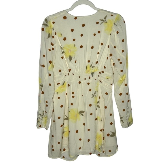 Free People Date Night Floral Polka Dot Mini Dress - Picture 6 of 16